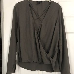 Polyester long sleeve top
